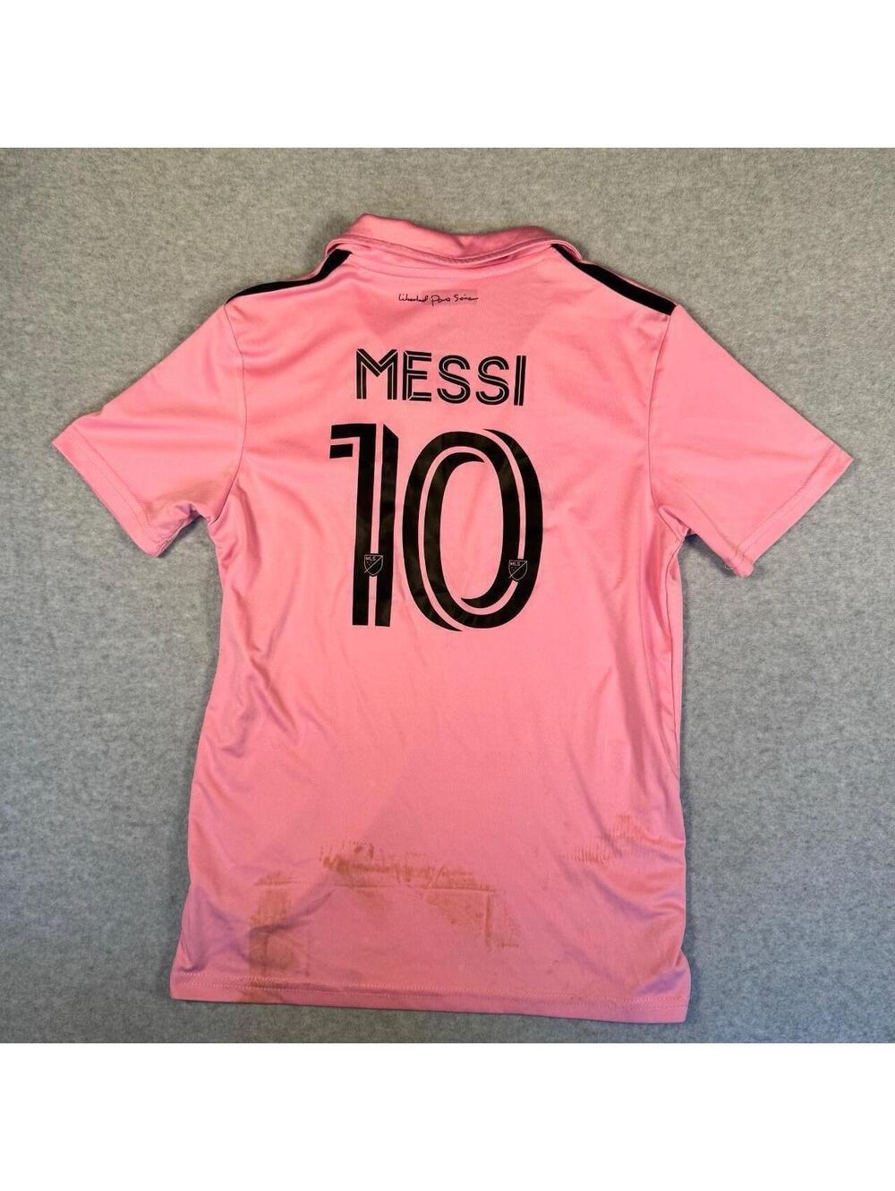 y2k Adidas Messi Soccer Jersey polo